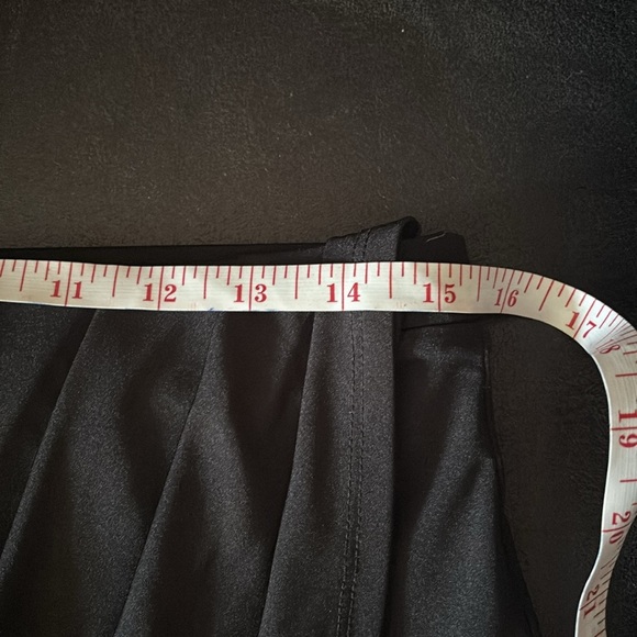 Express Black Ruched Pencil Skirt Mini - Picture 7 of 9